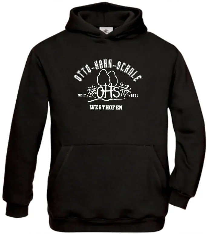 Hoodie Kinder Otto-Hahn-Schule Old School